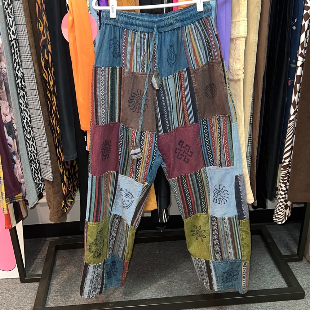 Hippie patchwork pants